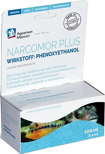 AQUARIUM MÜNSTER Narcomor Plus 100 ml produit pour l\'anesthésie, la sédation ou la tranquillisation des poissons