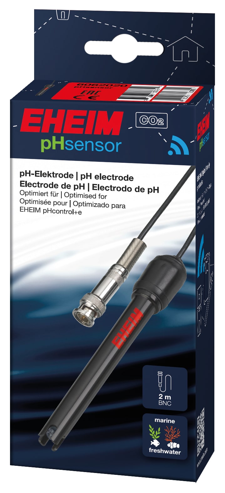 EHEIM pHsensor sonde / électrode pH avec prise BNC