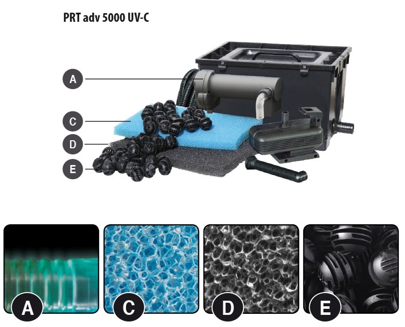 newa-pratico-advance-5000-kit-de-filtration-avec-uv-c-7w-et-pompe-1200-l-h-pour-bassin-de-3000-a-5000-l-2