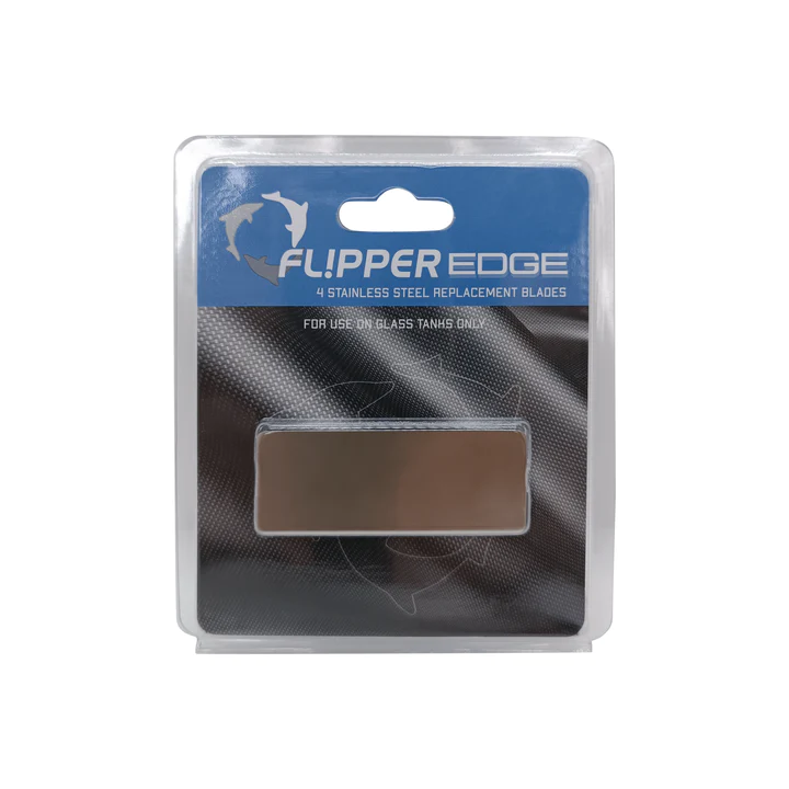 FLIPPER Blade-Edge lot de 4 lames de rechange en acier inoxydable spéciales Verre pour aimant Flip Edge