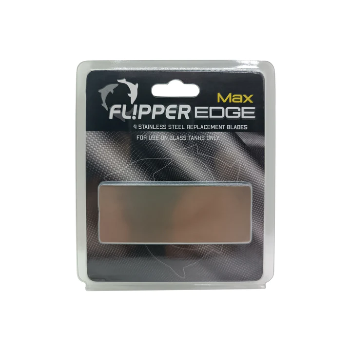 FLIPPER Blade-Edge Max lot de 4 lames de rechange en acier inoxydable spéciales Verre pour aimant Flip Edge Max
