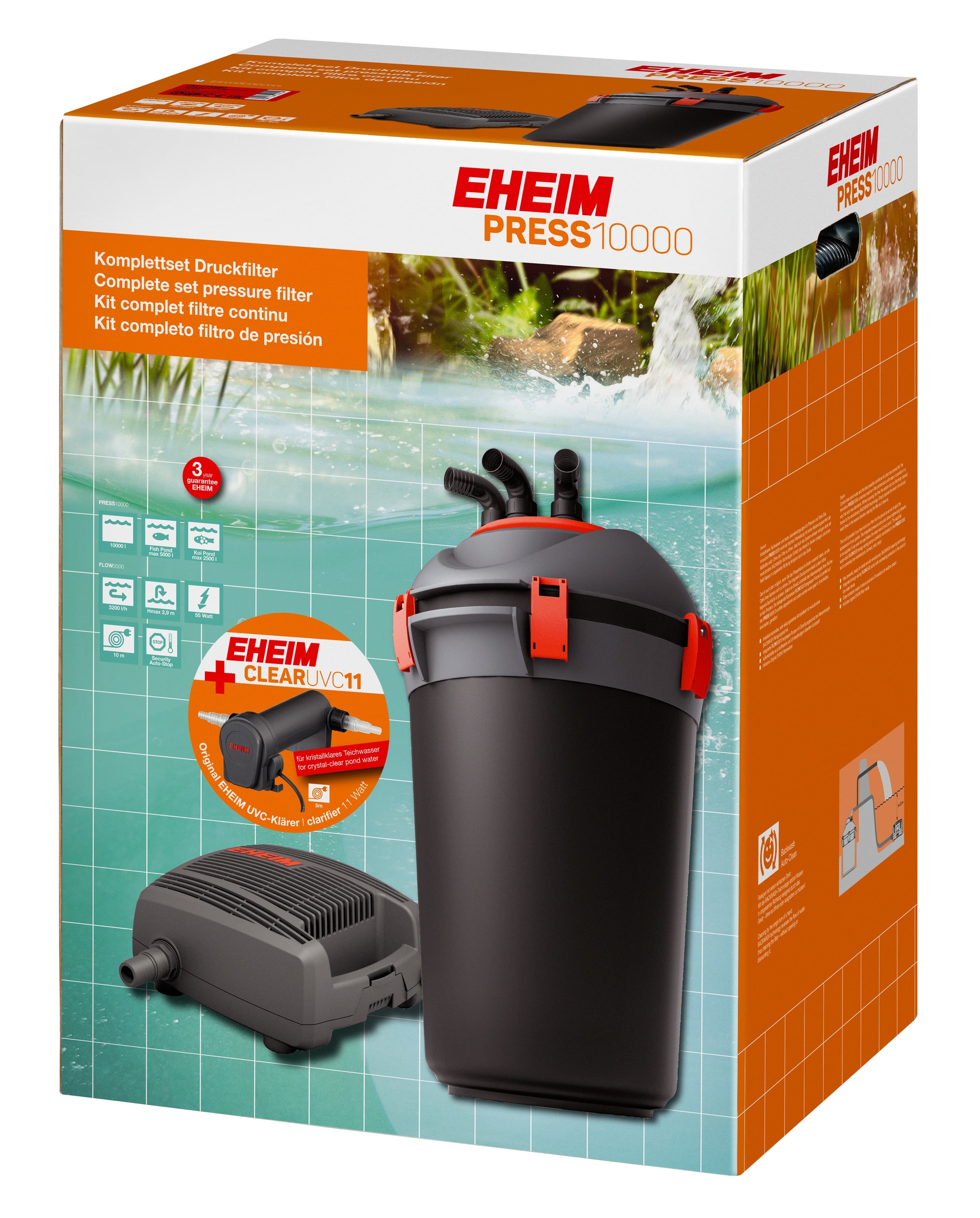 eheim-press-10000-pro-kit-filtre-a-pression-complet-avec-pompe-et-sterilisateur-uv-c-11w-pour-bassin-jusqu-a-10000-l-min