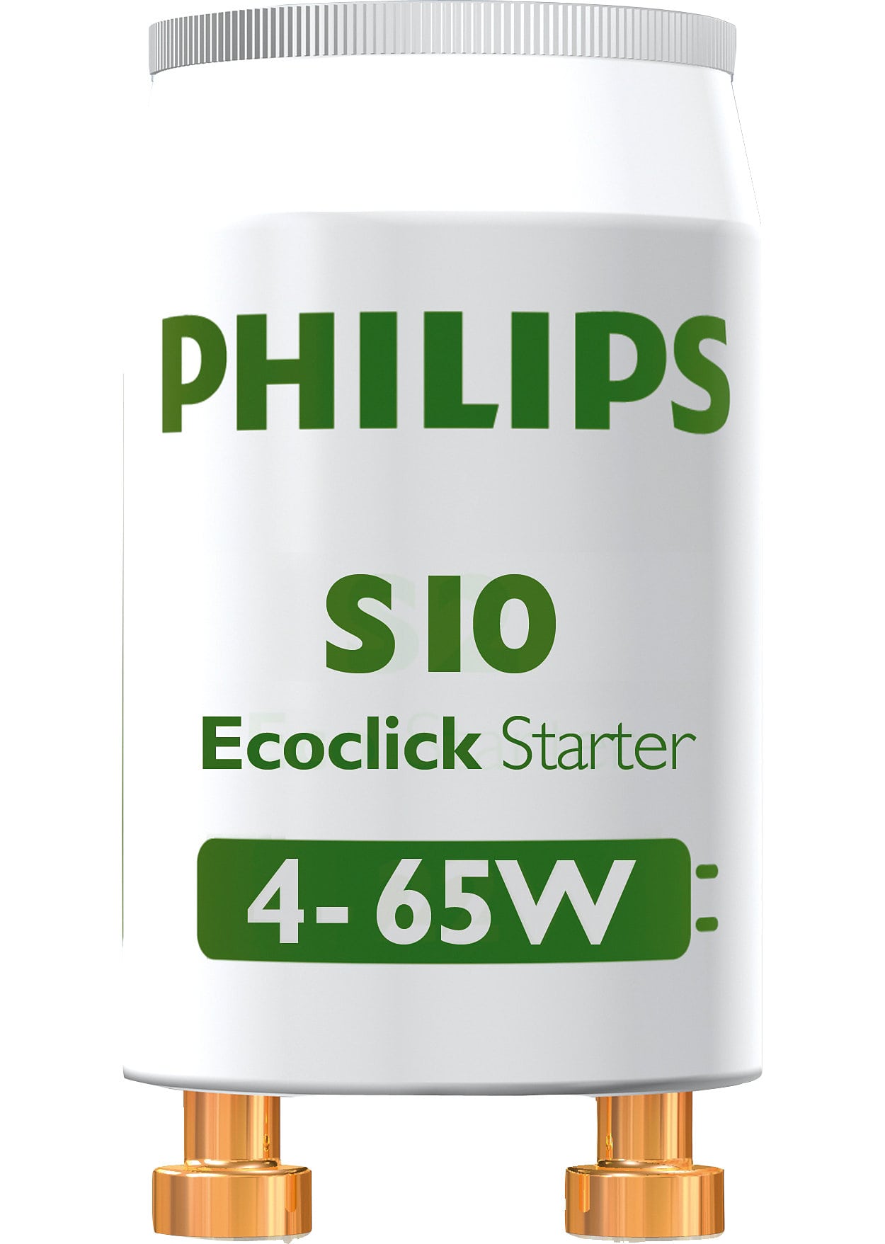 PHILIPS S10 starter pour tubes d\'éclairage T8 de 4 à 65W alimentés par un ballast ferromagnétique