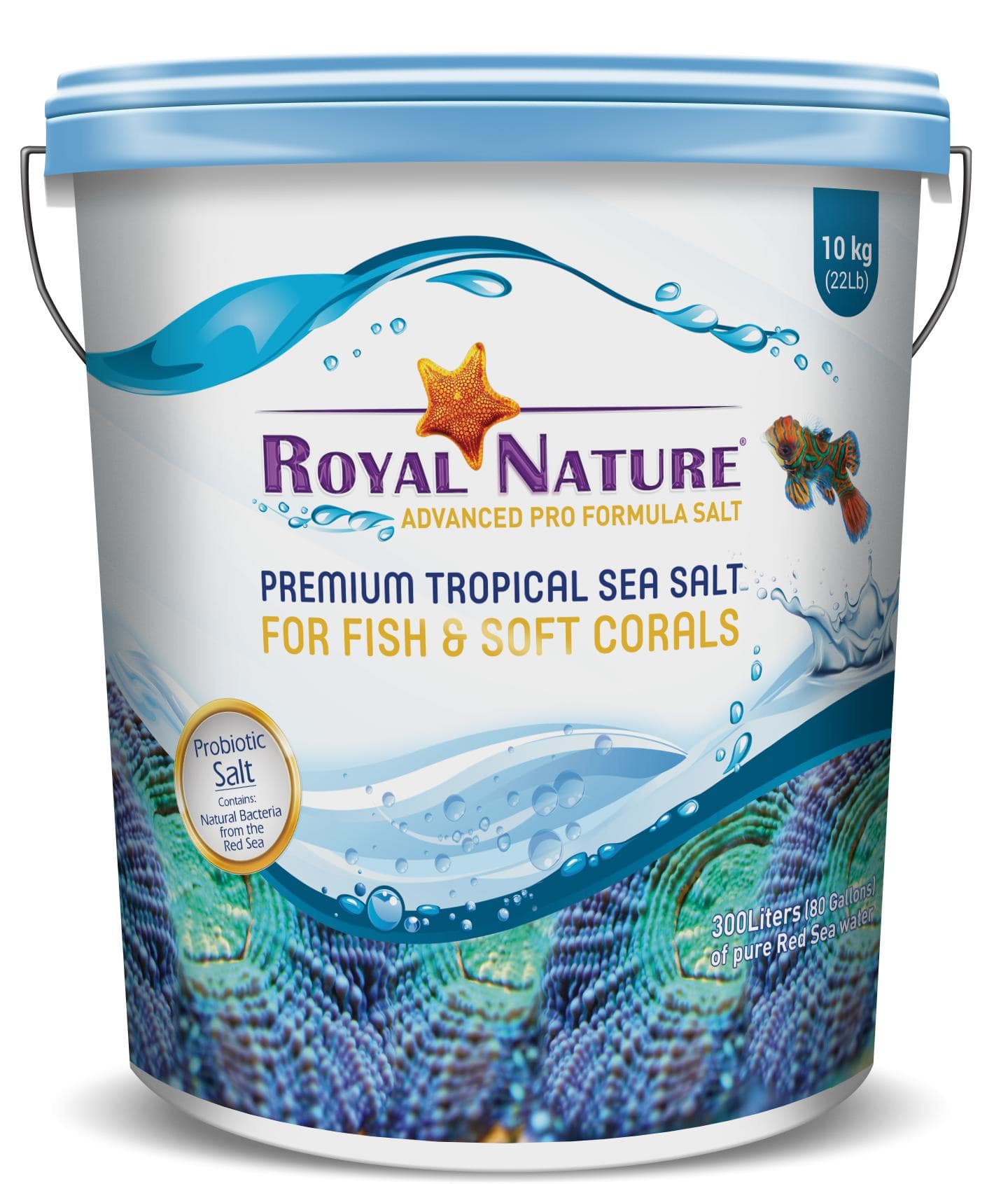 ROYAL NATURE Premium Sea Salt 10 kg sel naturel de haute qualité pour aquarium marin