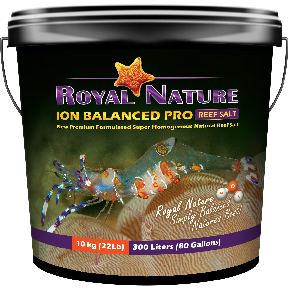 ROYAL NATURE Ion Balanced Pro Reef Salt 10 kg sel naturel enrichi en macro-éléments