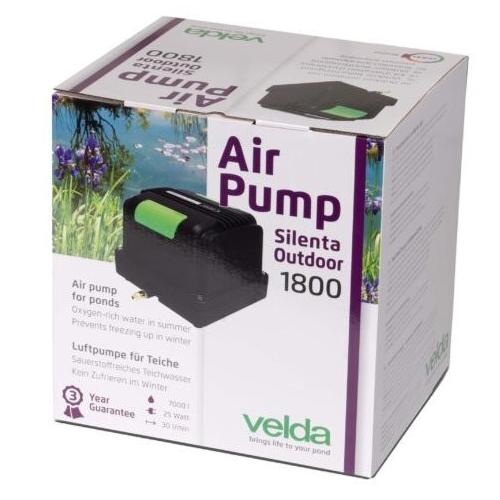 VELDA Silenta Outdoor 1800 kit aération complet pour bassin de jardins à débit de 1800L/h