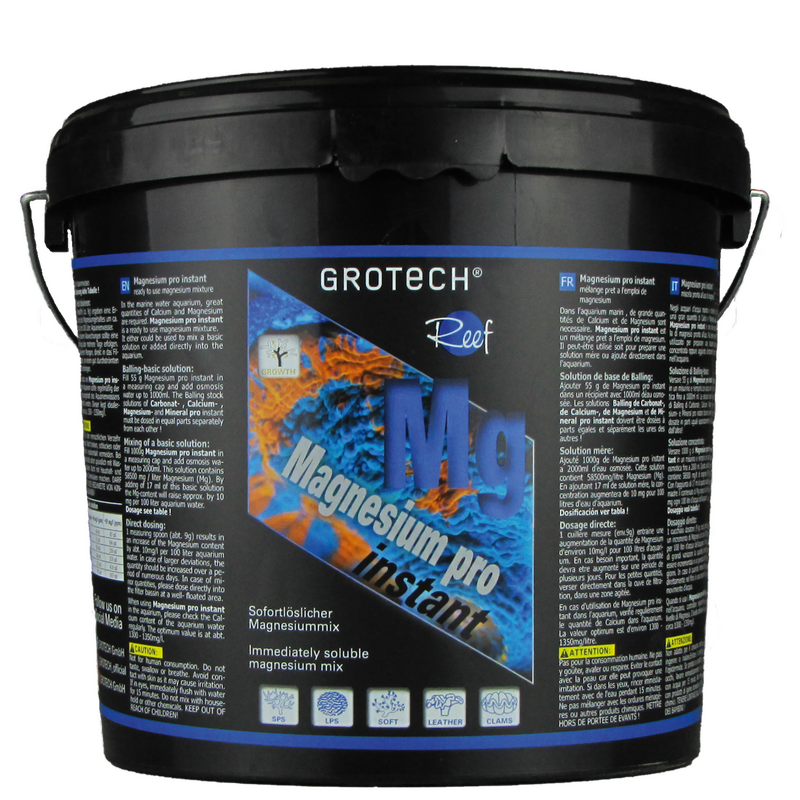 GROTECH Magnésium Pro Instant 3 Kg cristaux de Magnésium à dissolution immédiate
