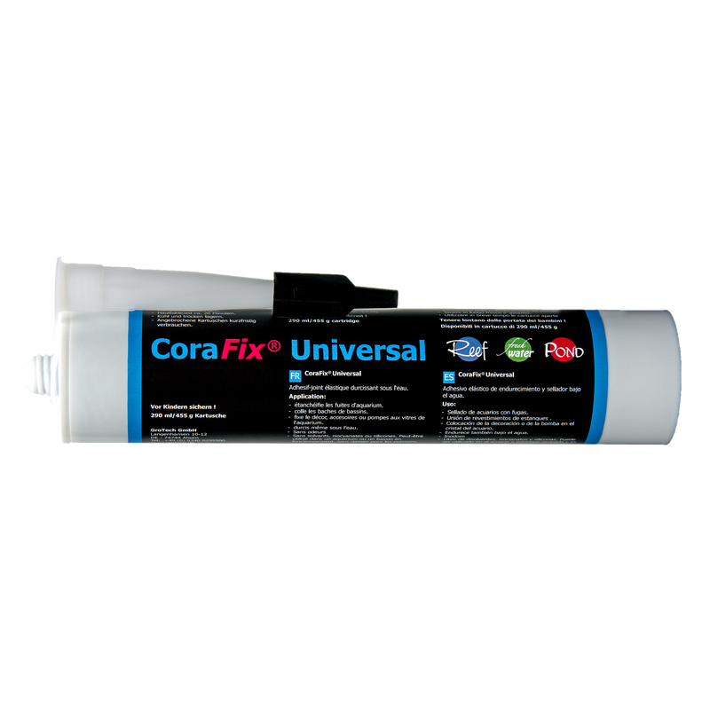 GROTECH CoraFix Universal Noir 290 ml colle et joint universel utilisable sous l\'eau