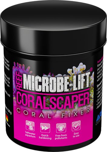 MICROBE-LIFT Coral Scaper Silicon 2 x 60 gr colle bi-composants à base de silicone pour fixer les coraux et boutures