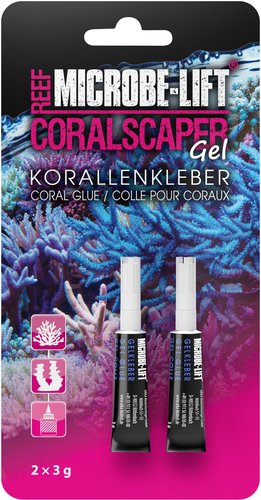 MICROBE-LIFT Coralscaper Gel 2 x 3 g colle instantanée pour boutures de coraux
