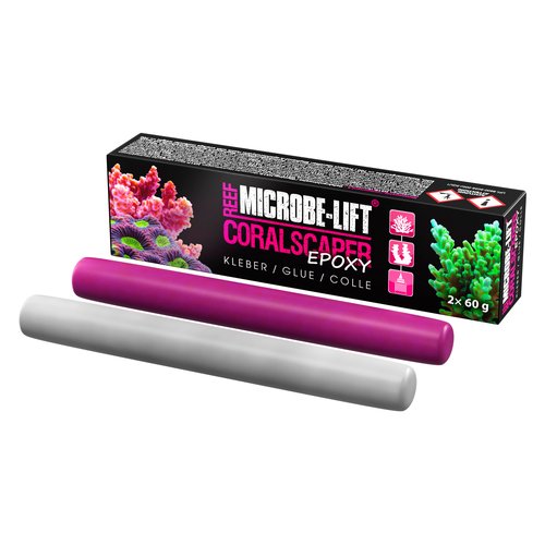 MICROBE-LIFT Coralscaper Epoxy 120 gr colle bi-composants pour roches, coraux et création d\'accessoires