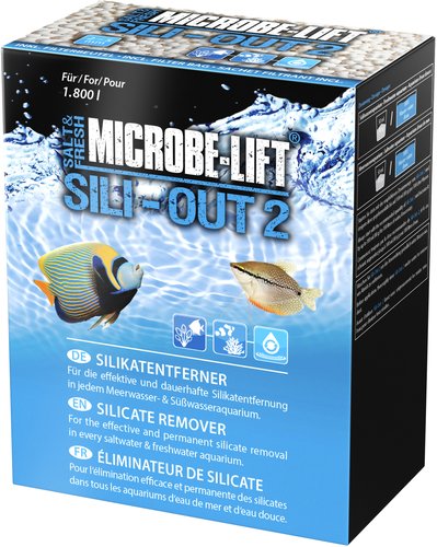 MICROBE-LIFT Sili-Out 2 500 ml anti-silicate pour aquarium d\'eau douce et d\'eau de mer