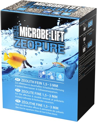 MICROBE-LIFT ZeoPure 1000 ml zéolite purificatrice pour filtration en aquarium d\'eau douce et d\'eau de mer