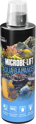 MICROBE-LIFT Aqua Balance 473 ml mélange de bactéries anti-nitrates pour aquarium d\'eau douce et d\'eau de mer