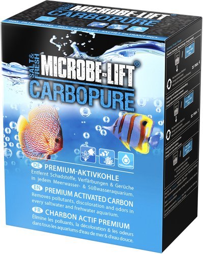 MICROBE-LIFT Carbopure 1000 ml charbon actif en granulés pour aquarium d\'eau douce et d\'eau de mer
