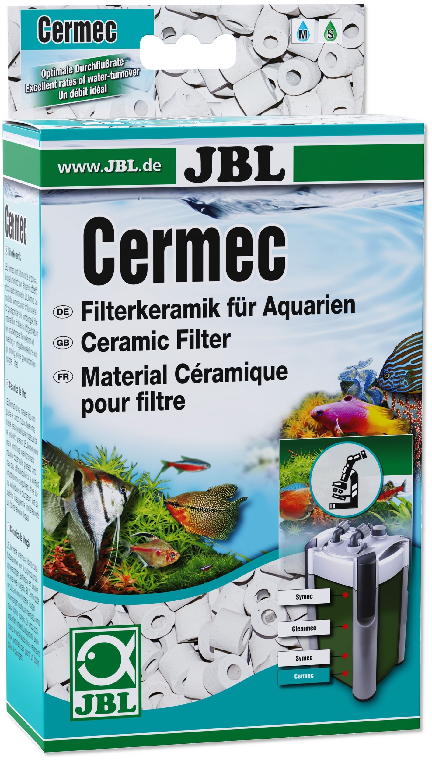 JBL Cermec 700 gr matériau de céramique éprouvé pour la filtration mécanique en eau douce et eau de mer