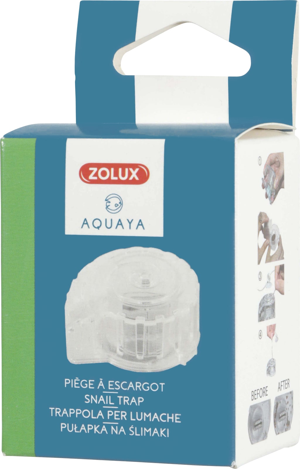 ZOLUX Aquaya Piège à escargots très efficace pour aquarium