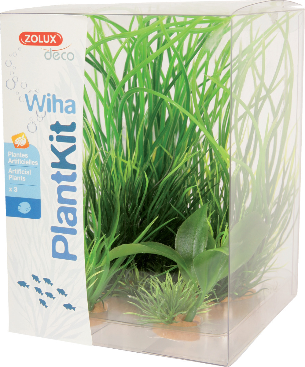 ZOLUX PlantKit Wiha 1 - Lot de plantes artificielles pour aquarium