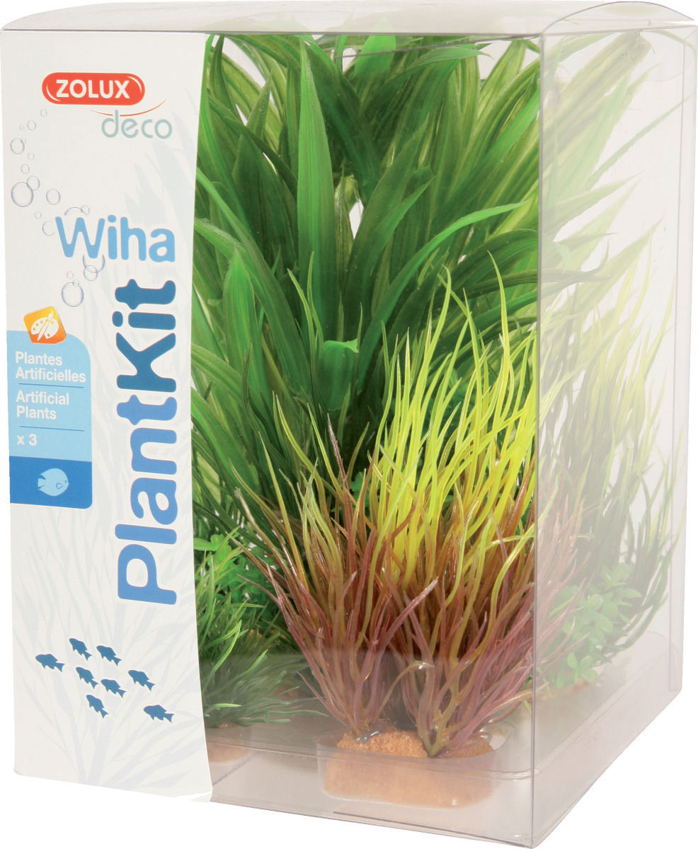 ZOLUX PlantKit Wiha 2 - Lot de plantes artificielles pour aquarium