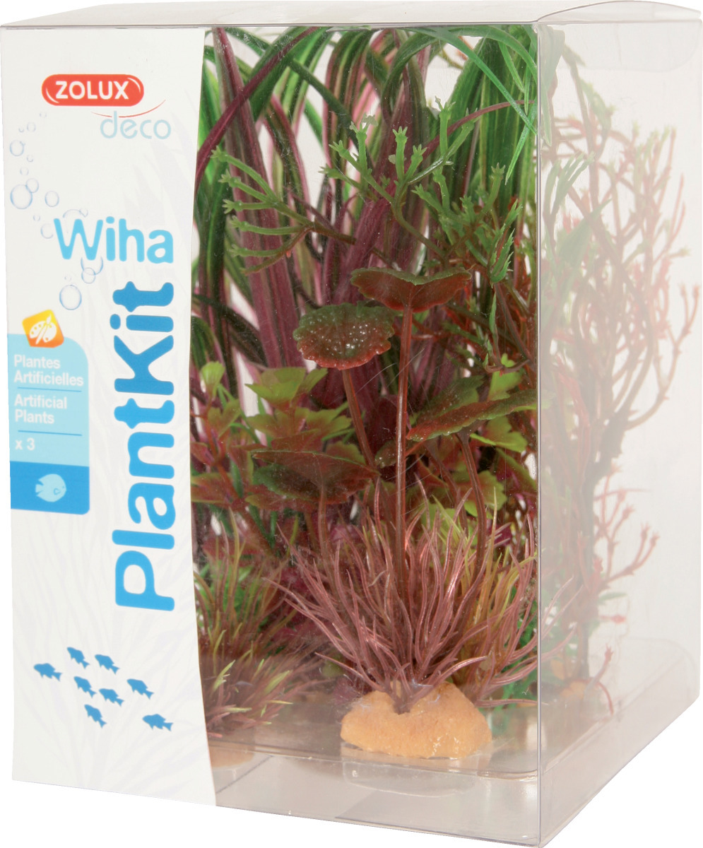 ZOLUX PlantKit Wiha 3 - Lot de plantes artificielles pour aquarium