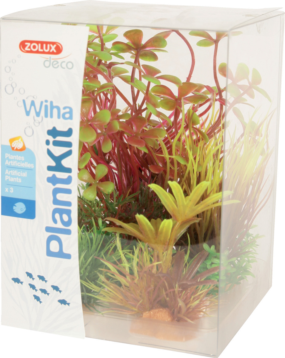 ZOLUX PlantKit Wiha 4 - Lot de plantes artificielles pour aquarium
