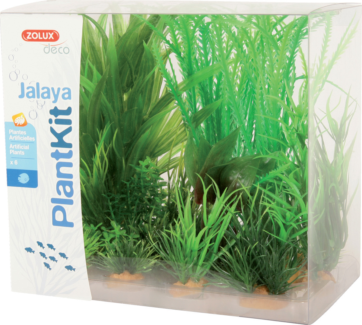 ZOLUX PlantKit Jalaya 1 - Lot de plantes artificielles pour aquarium