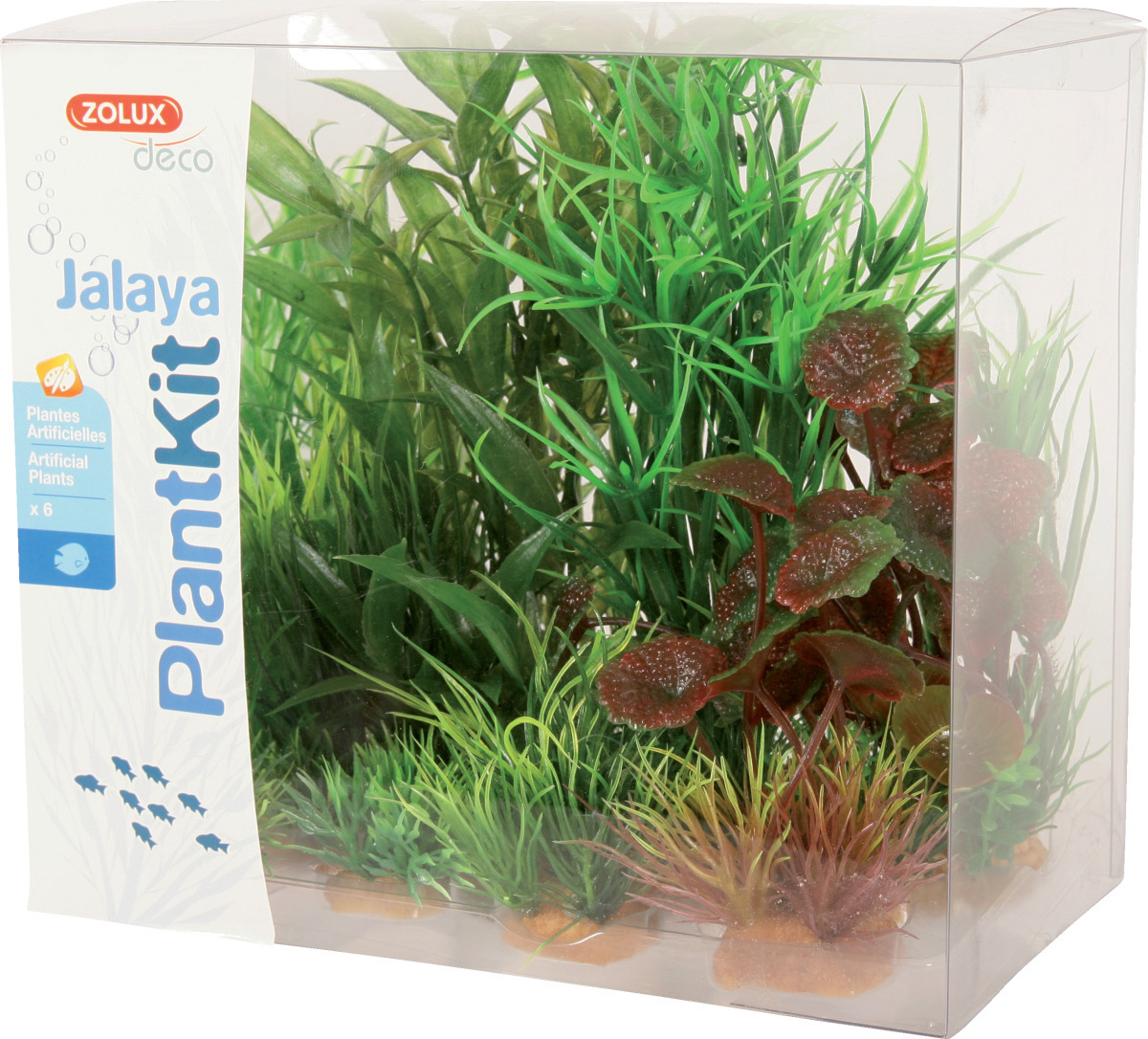 ZOLUX PlantKit Jalaya 2 - Lot de plantes artificielles pour aquarium