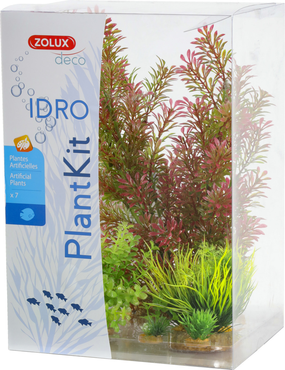 ZOLUX PlantKit Idro 1 - Lot de plantes artificielles pour aquarium
