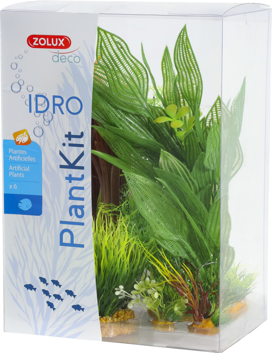 ZOLUX PlantKit Idro 2 - Lot de plantes artificielles pour aquarium