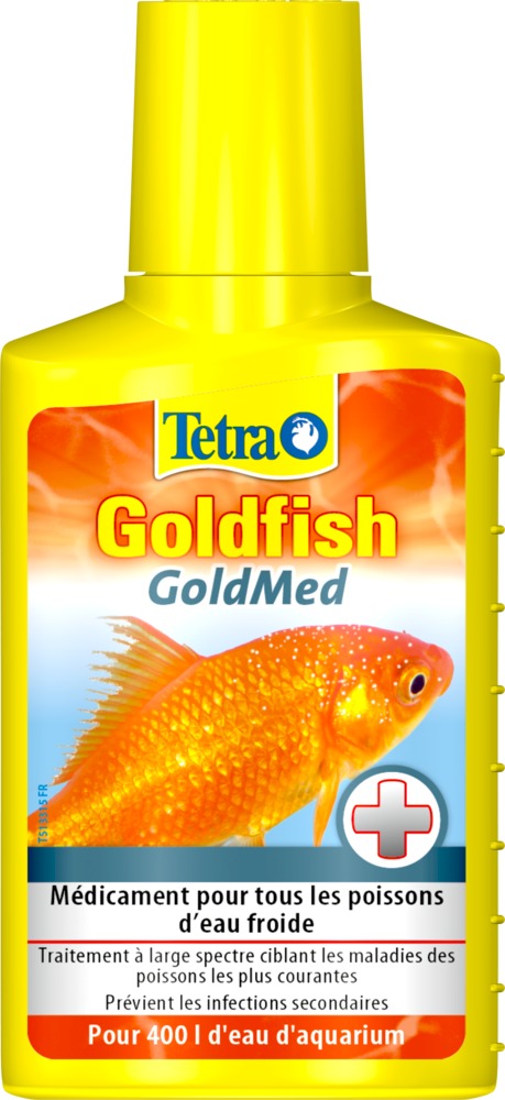 TETRA Goldfish GoldMed 100 ml traitement multi-maladies pour poissons rouges et autre poissons d\'eau froide