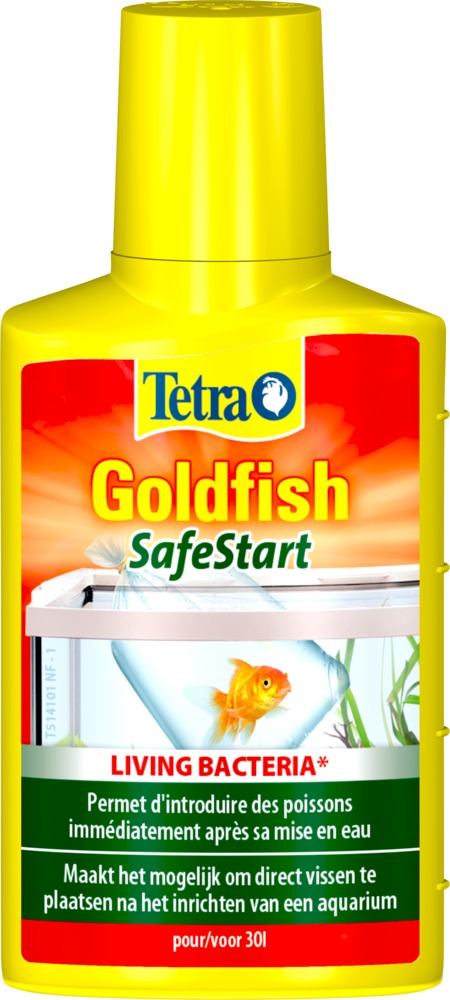 TETRA Goldfish SafeStart 50 ml bacteries pour un démarrage rapide de l' aquarium avec poissons d'eau froide - Traitements de l'eau douce/Bactéries  de démarrage -  - Aquariophilie