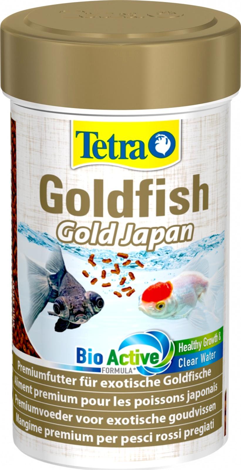 TETRA GoldFish Gold Japan 100 ml aliment complet en granulés submersibles pour poissons voiles japonais