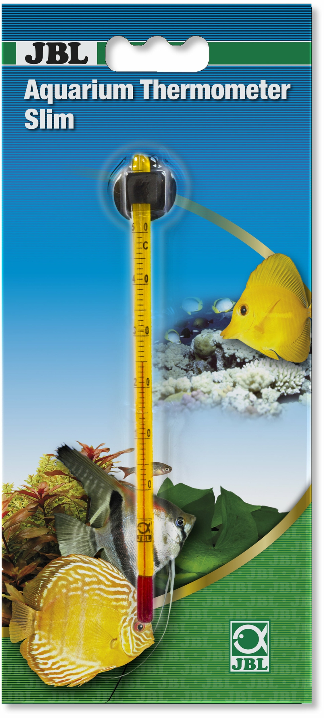 JBL Thermomètre Slim pour la mesure précise de température de l\'eau en aquarium