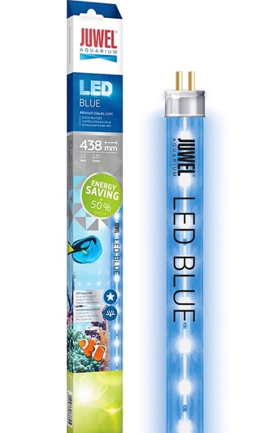 JUWEL Blue Led 438 mm tube T5 10W Eau de mer Bleu Actinique pour Trigon 350 LED, Lido 120 LED