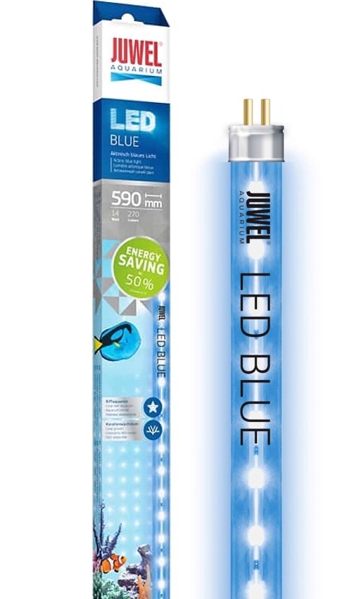 JUWEL Blue Led 590 mm tube T5 11W Eau de mer Bleu Actinique pour Rio 125 LED, Lido 200 LED, Trigon 190 LED