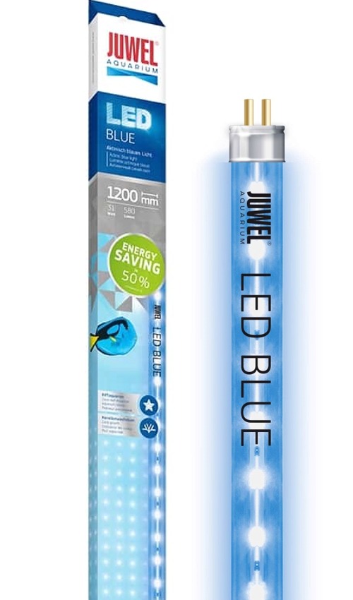 JUWEL Blue Led 1200 mm tube T5 23W Eau de mer Bleu Actinique pour Rio 450 LED, Vision 450 LED