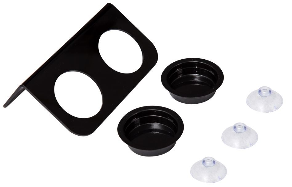 REPTIZOO Mangeoire / Abreuvoir arboricole Double 15 x 8 x 6 cm avec ventouses de fixation
