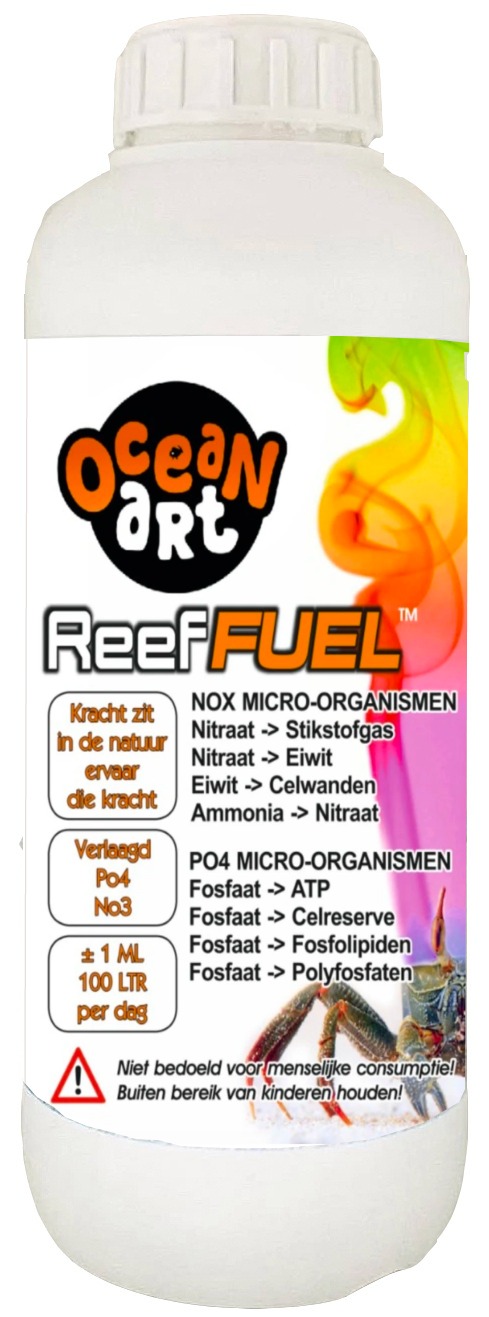 OCEAN ART Reef Fuel 0,5 L puissant réducteur de phosphates et nitrates et aquarium marin