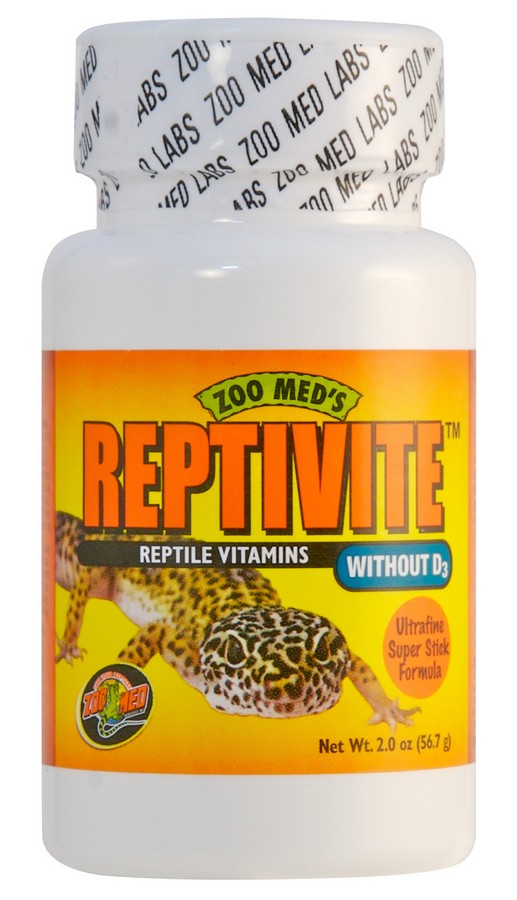 ZOOMED Reptivite sans D3 57 gr complexe de vitamines, minéraux et d\'acides aminés pour reptiles