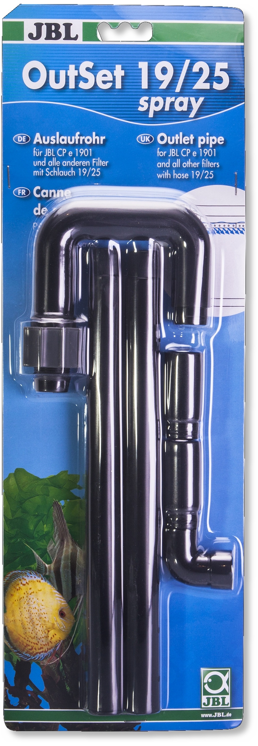 JBL OutSet Spray 19/25 canne de rejet universelle vaporisatrice pour tuyau 19/25 mm et filtres CristalProfi e190x