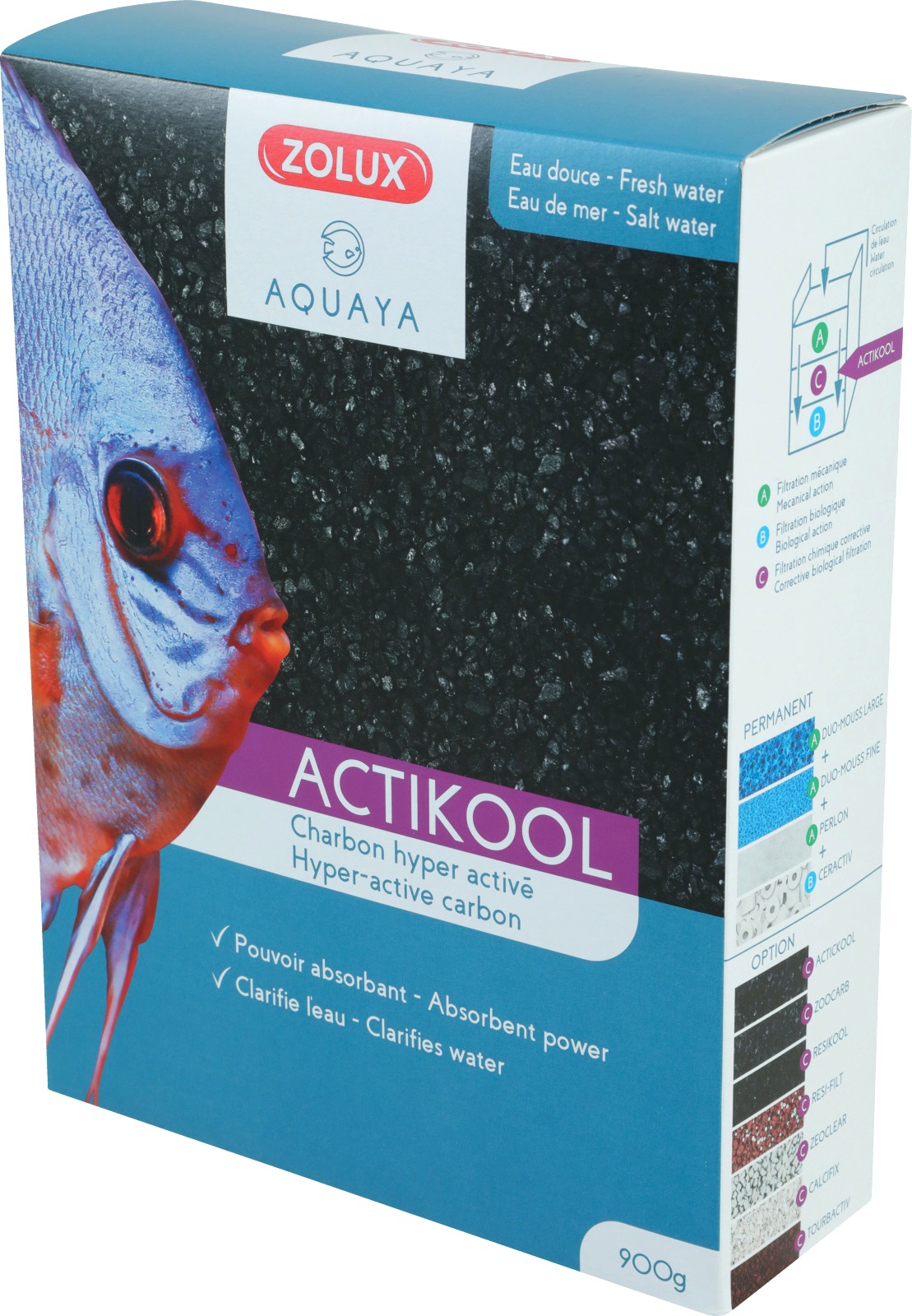 Actizoo ActiKool 1050 gr. charbon super actif pour aquarium en vente sur la  boutique en ligne