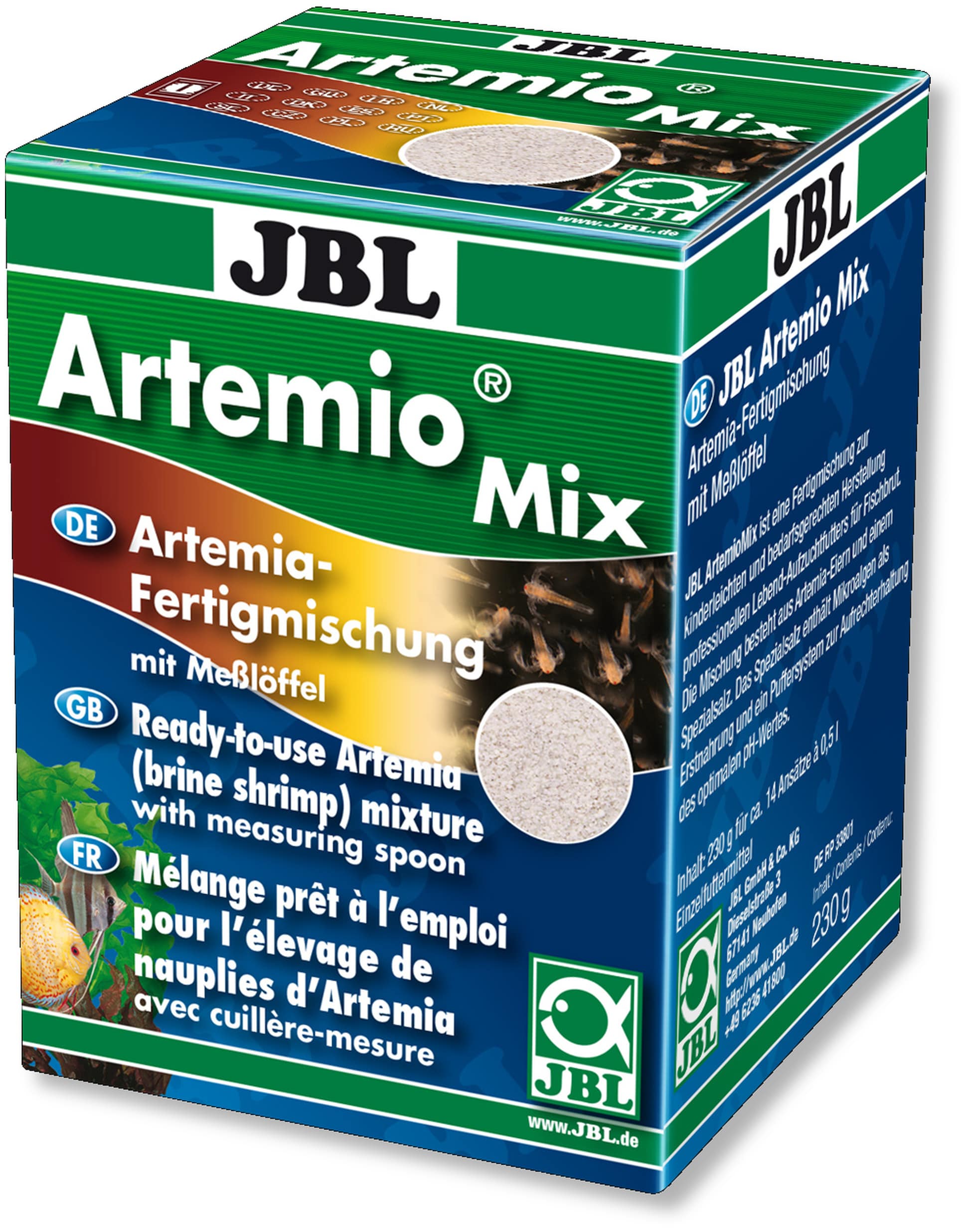 JBL Artemio Mix mélange prêt à l\'emploi d\'oeufs d\'artemias et de sel