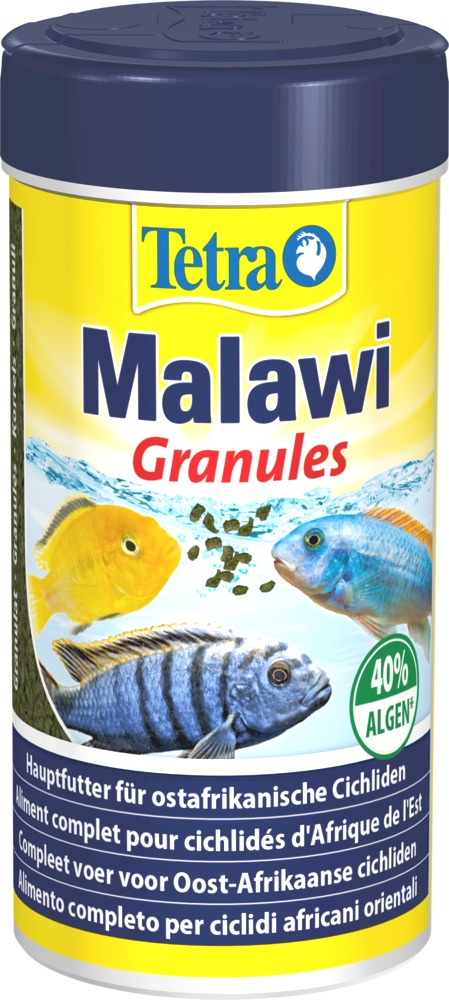 TETRA Malawi Granules 250 ml nourriture riche en algues pour Cichlidés herbivores