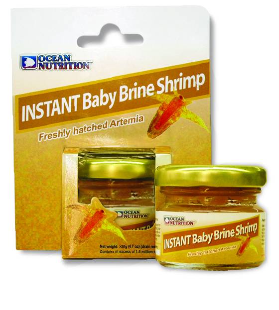 OCEAN NUTRITION Instant Baby Brine Shrimp 20 gr. nauplies d\'artemia frais pour le nourrissage des alevins