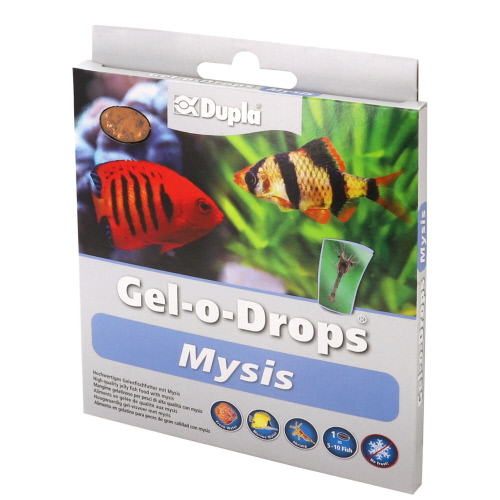 DUPLA Gel-O-Drops Mysis 12 x 2 gr nourriture en gelée à base de Mysis pour poissons d\'eau douce et marins