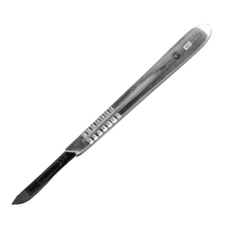 DVH Kit Scalpel Handle scalpel + 5 lames en acier chirurgical inoxydable idéal pour le bouturage des coraux mous