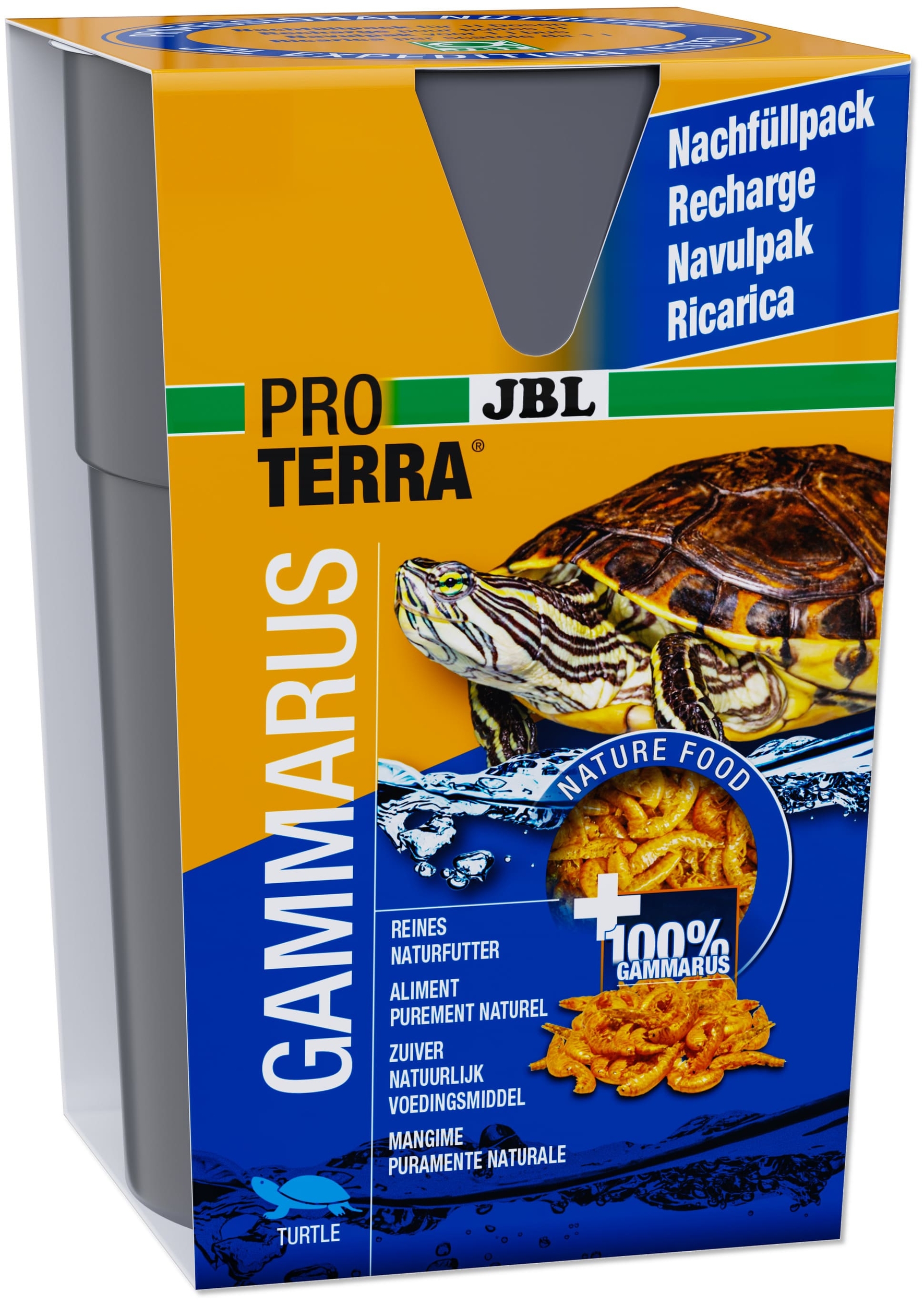 JBL ProTerra Gammarus Recharge 750 ml friandises à base de gammares pour tortues d’eau