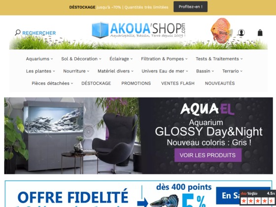 AkouaShop.com : La boutique 100% Aquariophilie