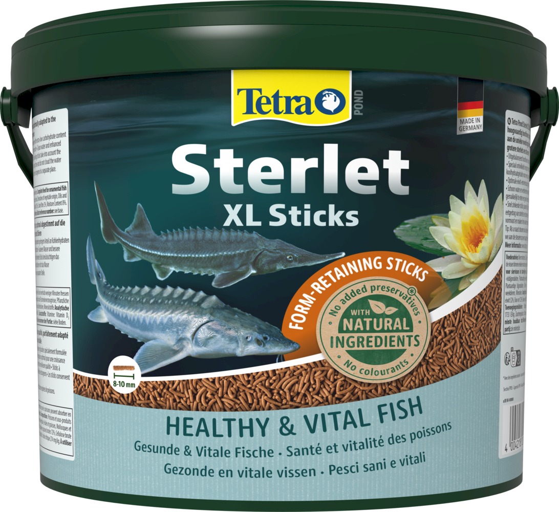 tetra-pond-sterlet-sticks-xl-5l-nourriture-complete-en-sticks-coulants-pour-esturgeons