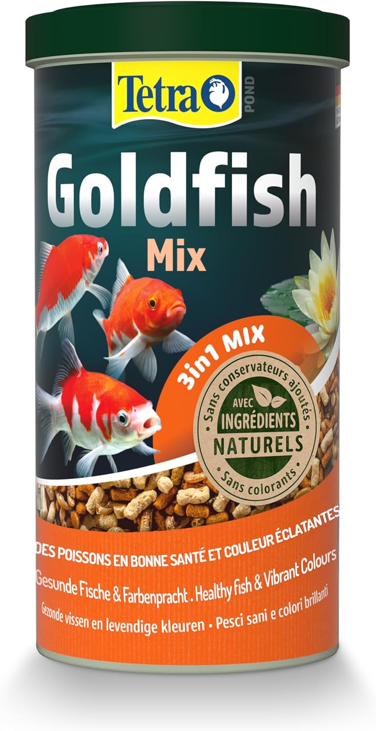 TETRA Pond GoldFish Mix 1L mélange alimentaire idéalement équilibré pour poissons rouges de bassin